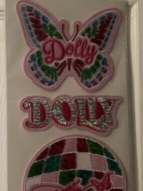 Dolly Parton Sequin Detail Embroidered Iron On Patches